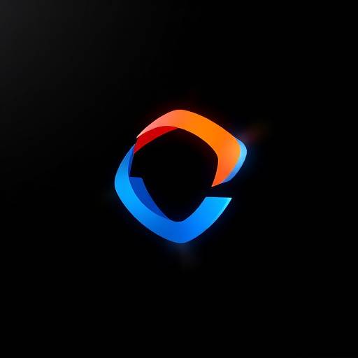 Animación de un logotipo de una empresa tecnológica